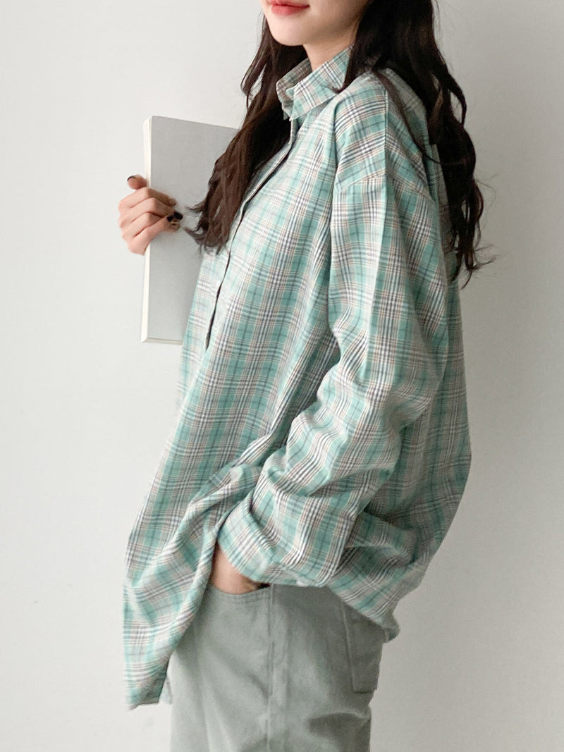 CLASSIC OVERSIZED CHECK SHIRT