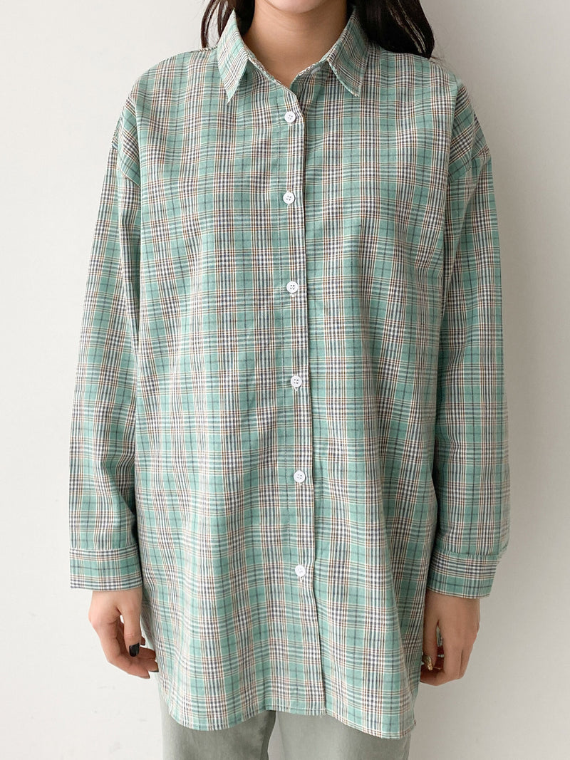 CLASSIC OVERSIZED CHECK SHIRT