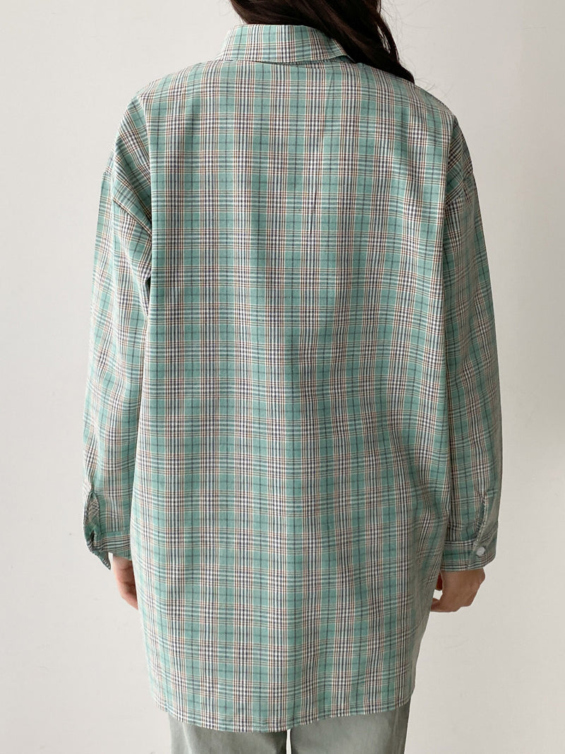 CLASSIC OVERSIZED CHECK SHIRT