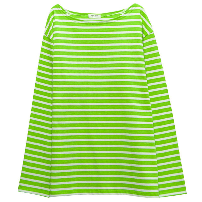 OVERSIZED VIVID STRIPE COTTON T-SHIRT