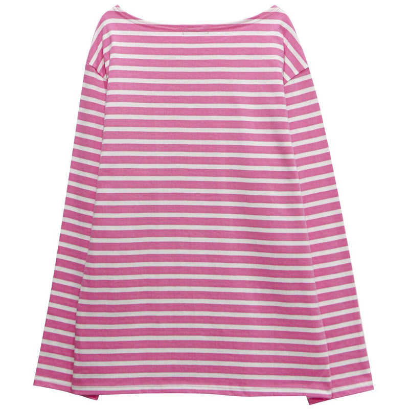 OVERSIZED VIVID STRIPE COTTON T-SHIRT