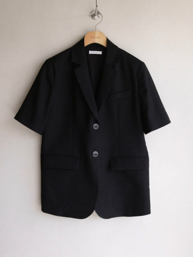 2 BUTTON LINEN HALF SLEEVE JACKET