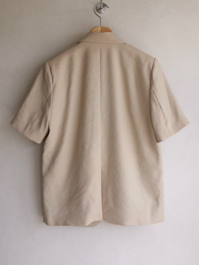 2 BUTTON LINEN HALF SLEEVE JACKET