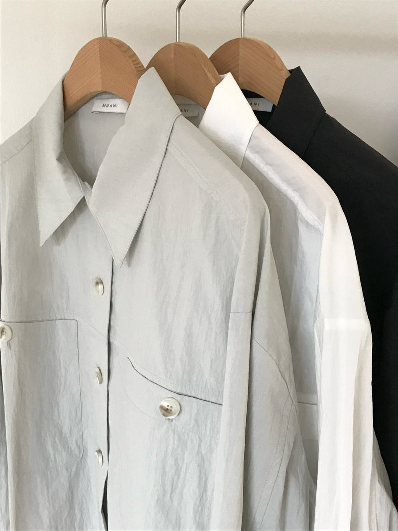2 POCKET CROPPED SHIRT JACKET