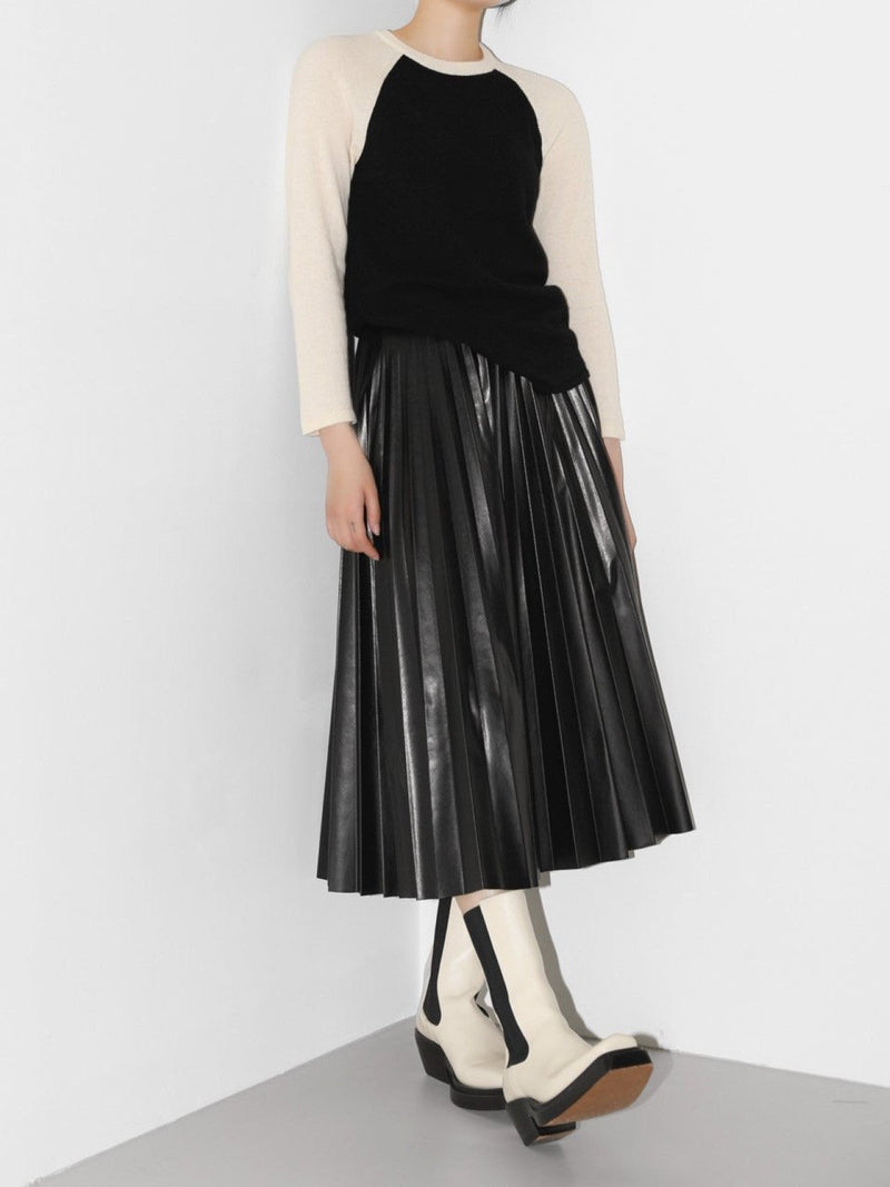 3/4 SLEEVE RAGLAN CASHMERE KNIT TOP