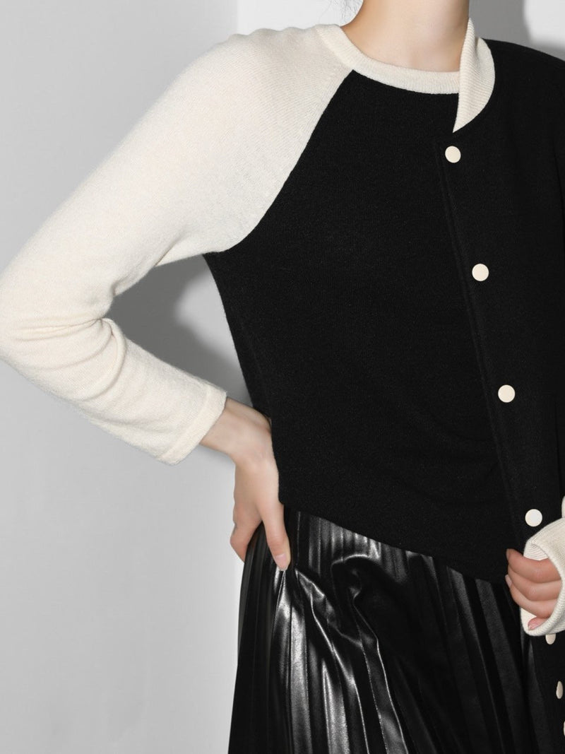 3/4 SLEEVE RAGLAN CASHMERE KNIT TOP