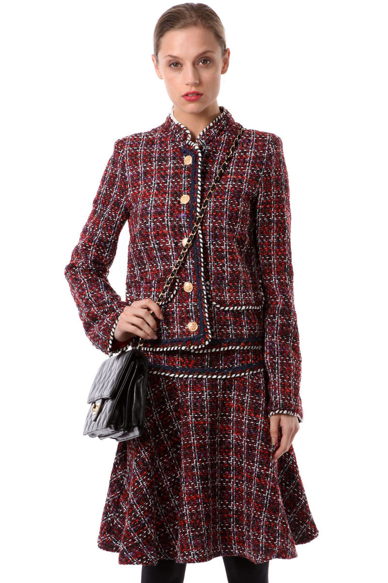 LAYNA TWEED JACKET & SKIRT SET
