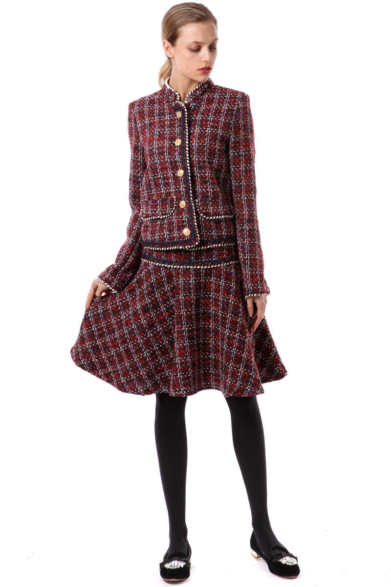 LAYNA TWEED JACKET & SKIRT SET