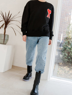 A HEART SWEATSHIRT