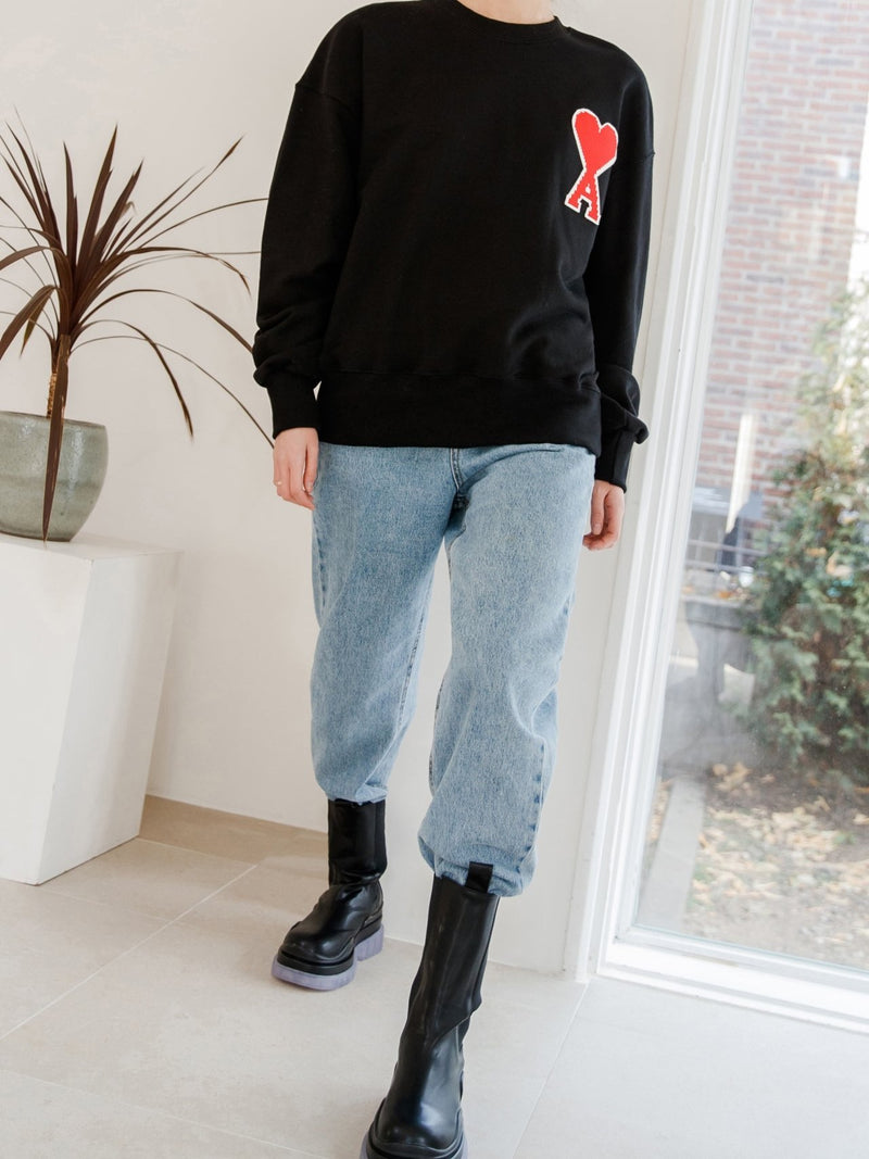 A HEART SWEATSHIRT