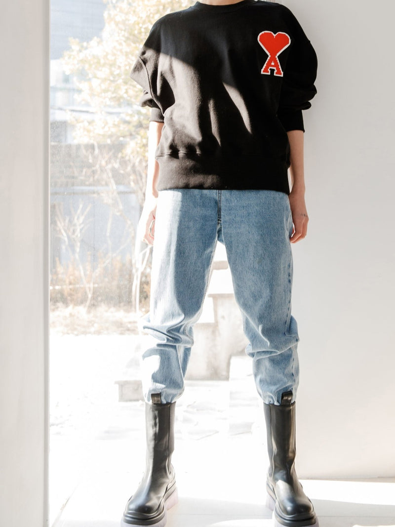 A HEART SWEATSHIRT