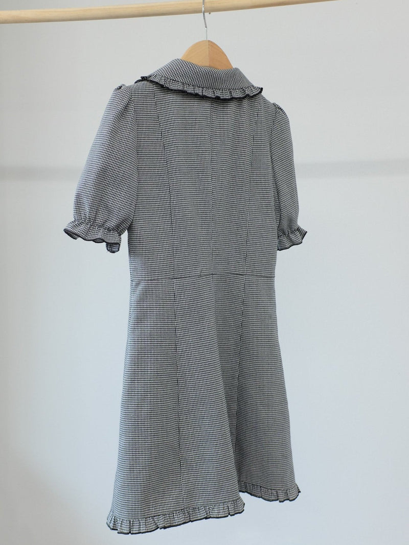 ALEXA HOUNDSTOOTH DRESS