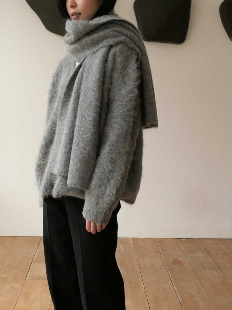 かわいい！ 2022AW【stein】ALPACA LONG MUFFLER - MULTI - 小物