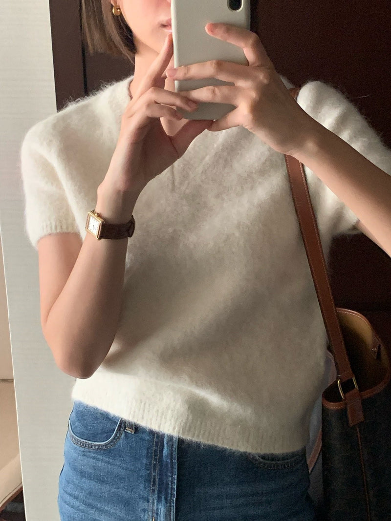 ALPACA V-NECK KNIT