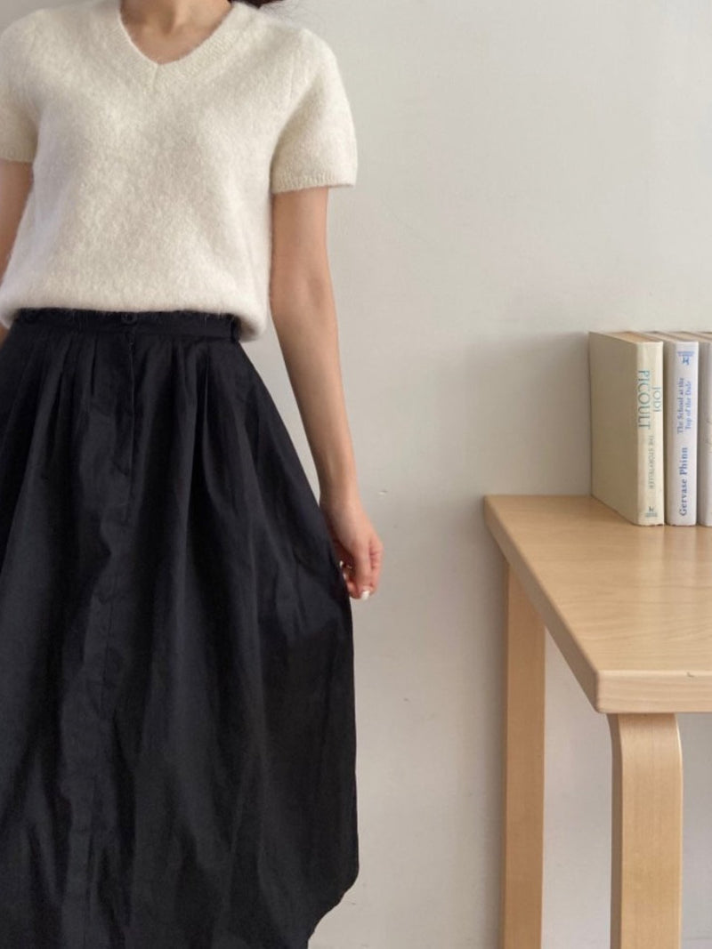 ALPACA V-NECK KNIT