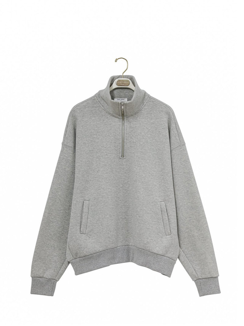 ANORAK ZIP DETAIL SWEATSHIRT