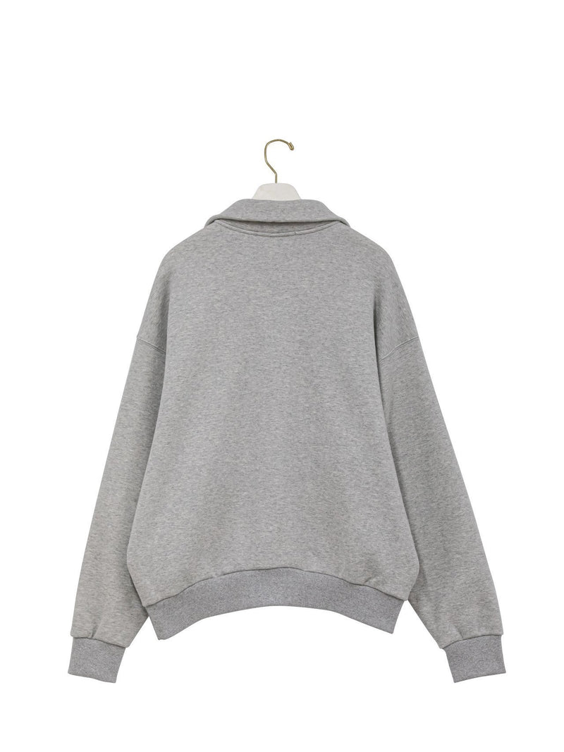 ANORAK ZIP DETAIL SWEATSHIRT