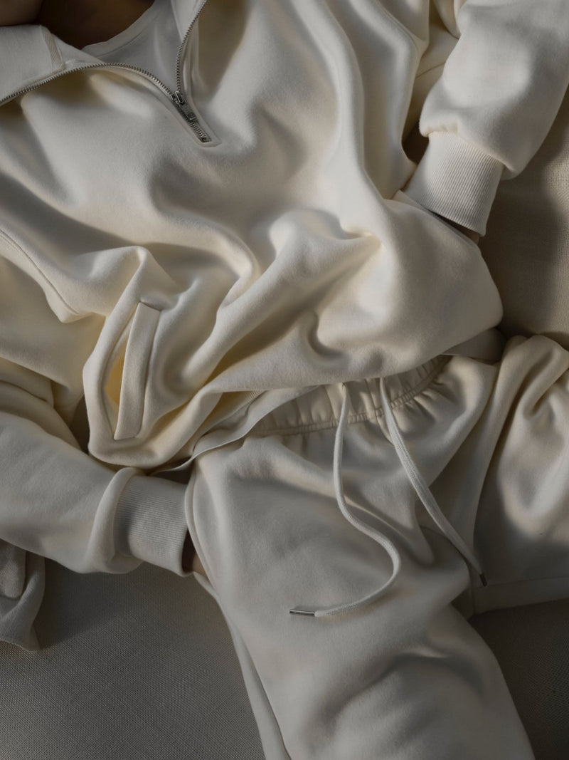 ANORAK ZIP DETAIL SWEATSHIRT