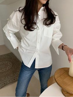 BALLOON OVERSIZED POCKET SHIRT