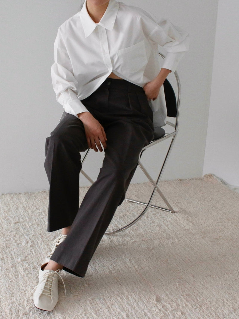 BALLOON OVERSIZED POCKET SHIRT