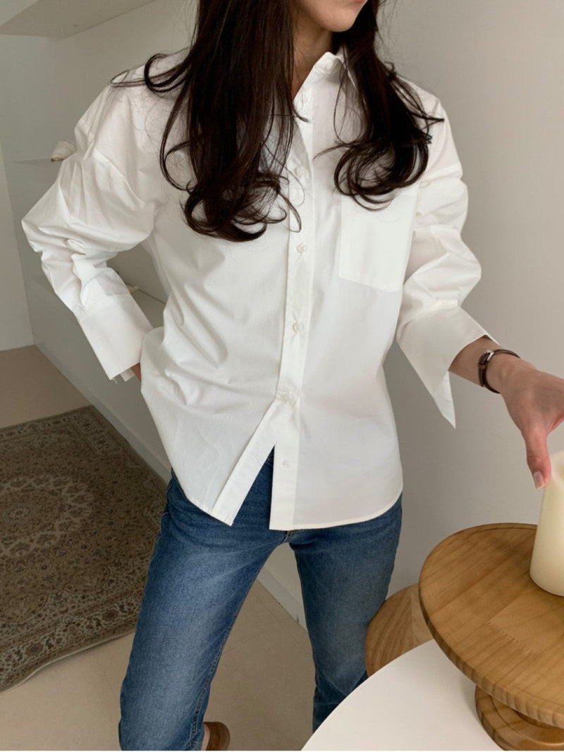 BALLOON OVERSIZED POCKET SHIRT
