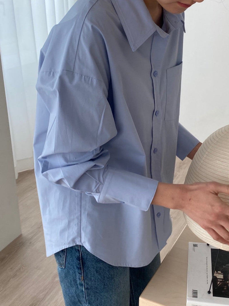 BALLOON OVERSIZED POCKET SHIRT