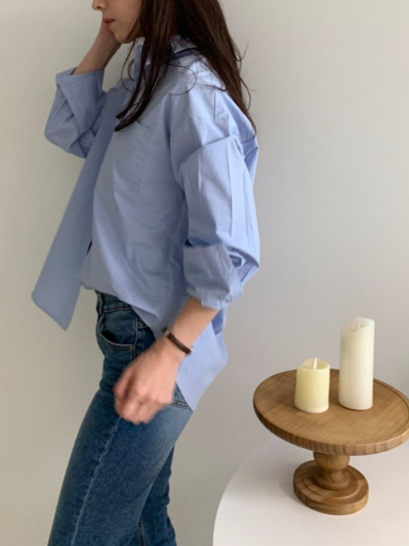 BALLOON OVERSIZED POCKET SHIRT