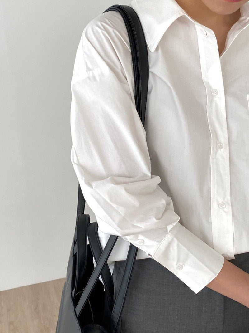 BALLOON OVERSIZED POCKET SHIRT