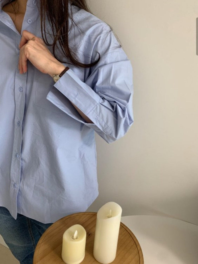 BALLOON OVERSIZED POCKET SHIRT