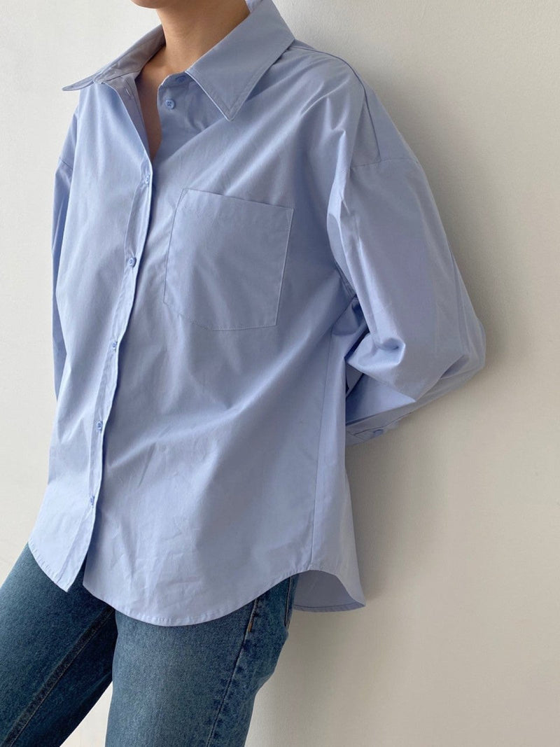 BALLOON OVERSIZED POCKET SHIRT