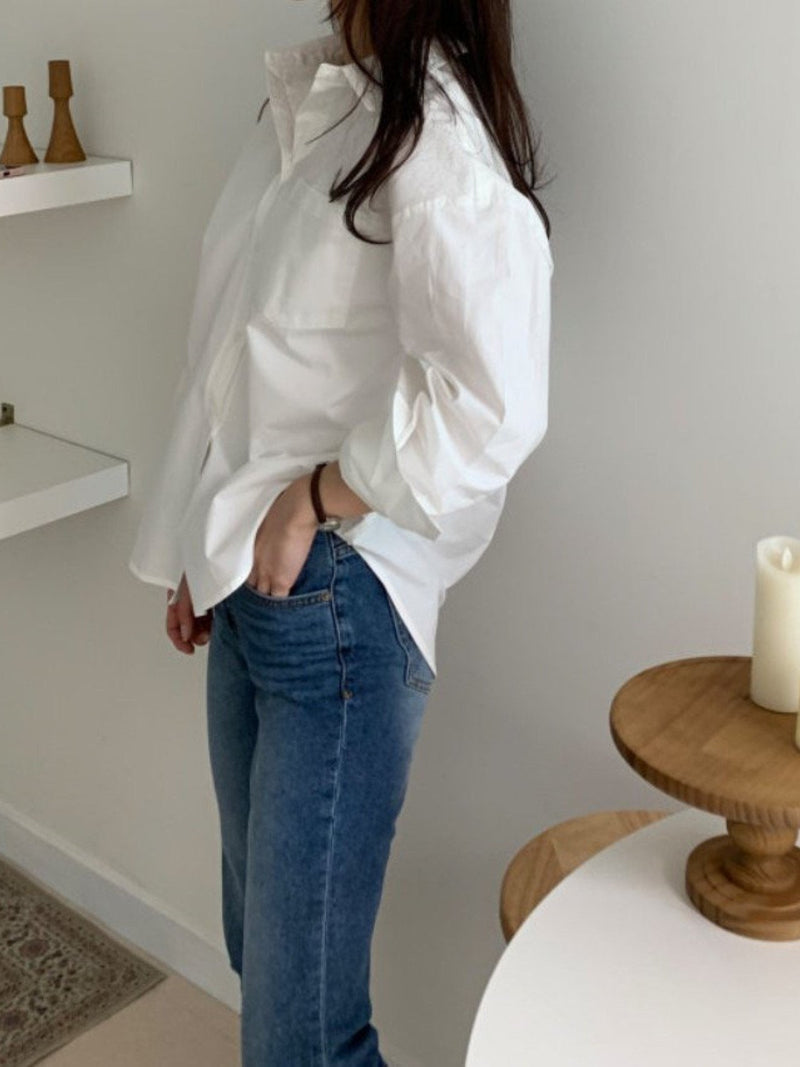 BALLOON OVERSIZED POCKET SHIRT