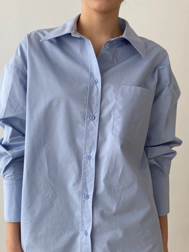 BALLOON OVERSIZED POCKET SHIRT