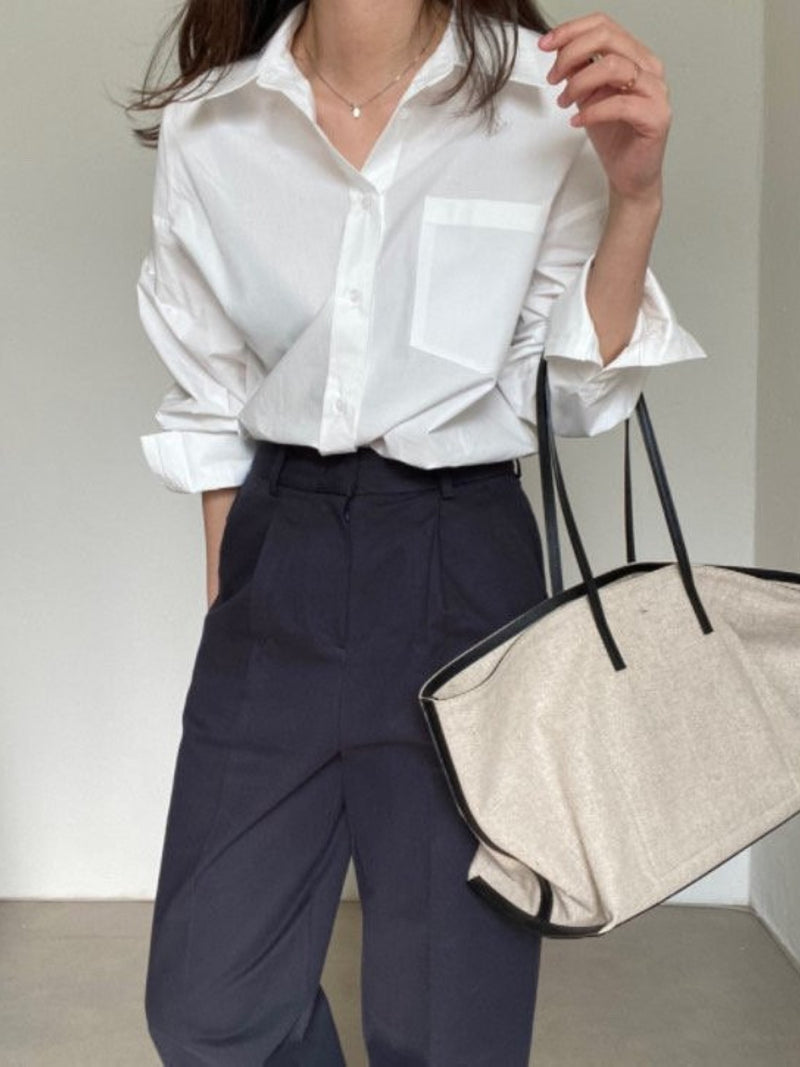 BALLOON OVERSIZED POCKET SHIRT
