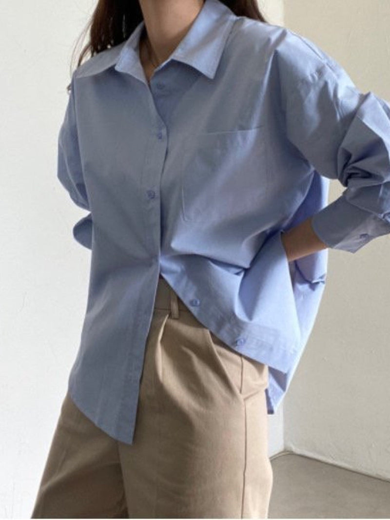 BALLOON OVERSIZED POCKET SHIRT
