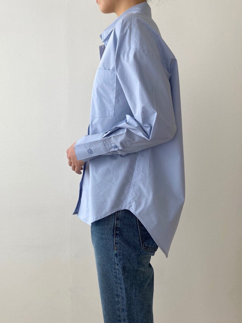BALLOON OVERSIZED POCKET SHIRT