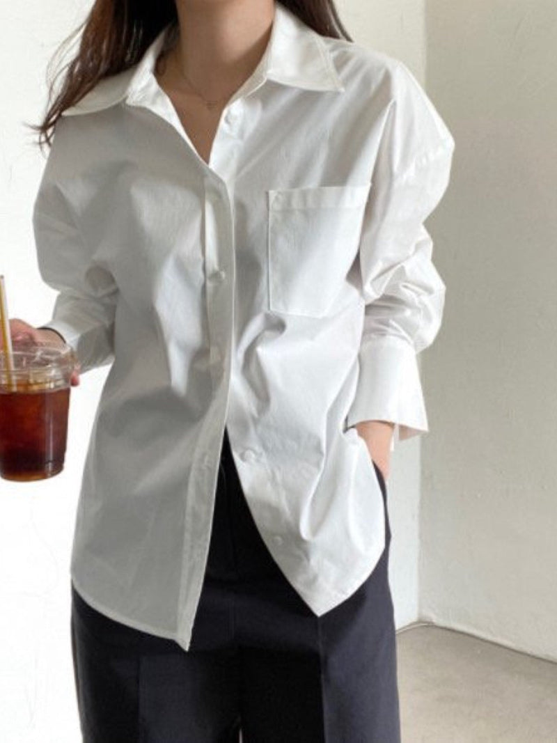 BALLOON OVERSIZED POCKET SHIRT