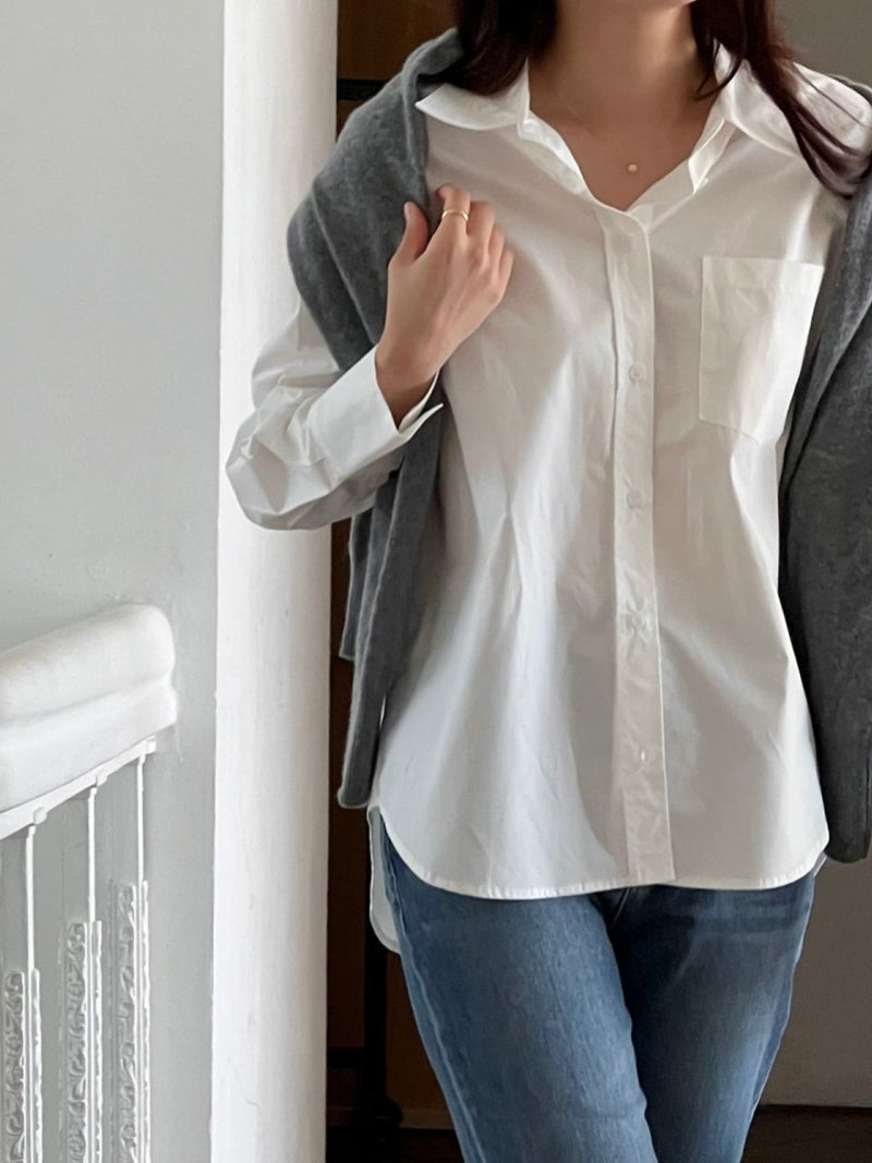 BALLOON OVERSIZED POCKET SHIRT