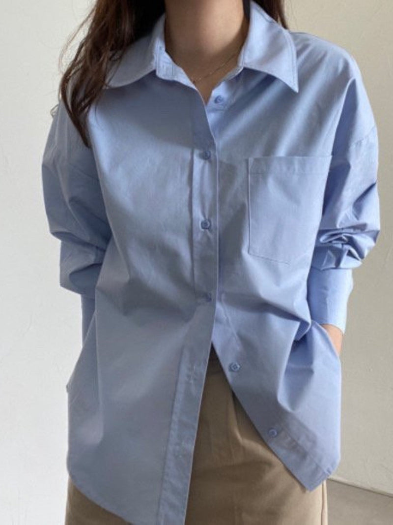 BALLOON OVERSIZED POCKET SHIRT