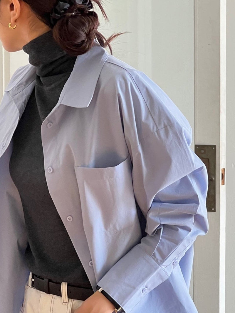 BALLOON OVERSIZED POCKET SHIRT