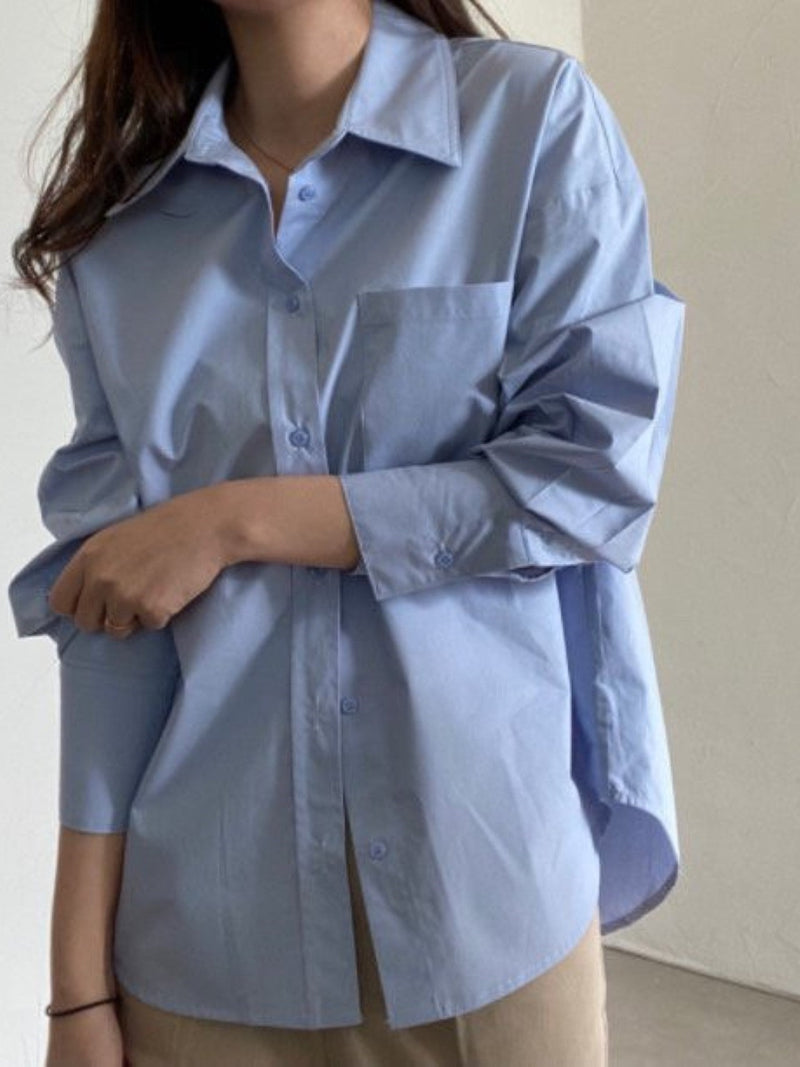 BALLOON OVERSIZED POCKET SHIRT