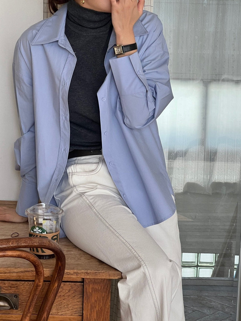 BALLOON OVERSIZED POCKET SHIRT