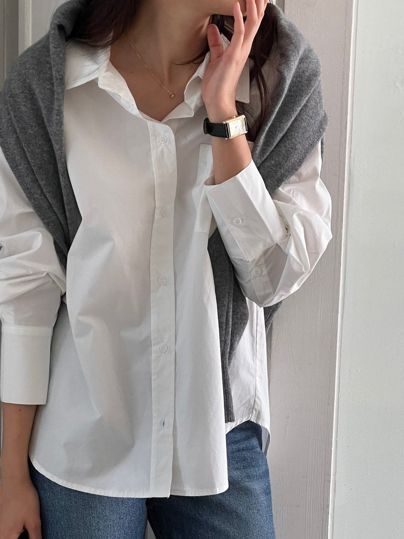 BALLOON OVERSIZED POCKET SHIRT