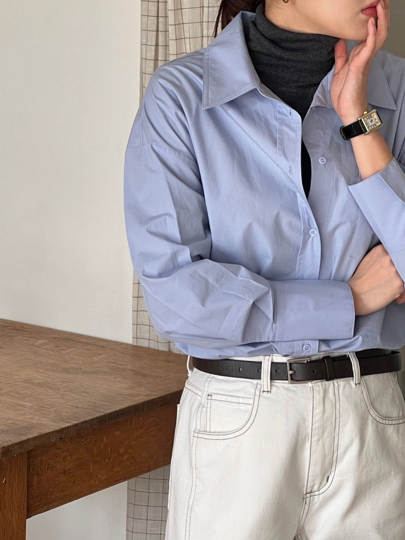 BALLOON OVERSIZED POCKET SHIRT