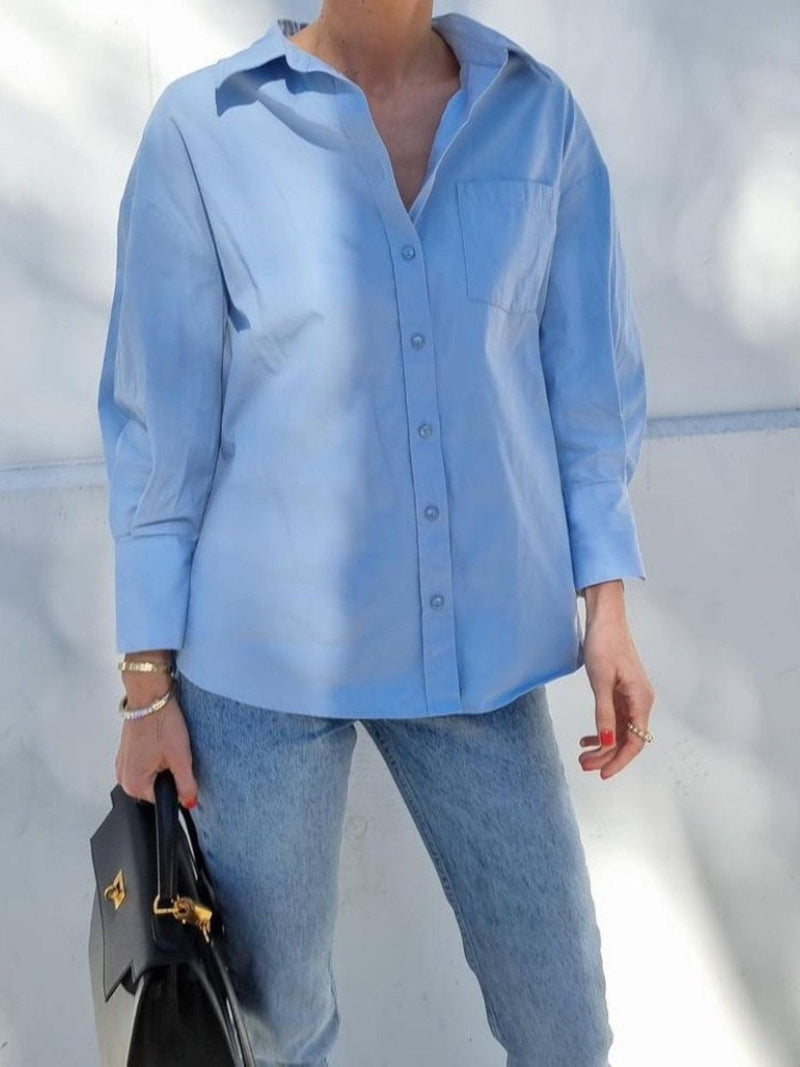BALLOON OVERSIZED POCKET SHIRT