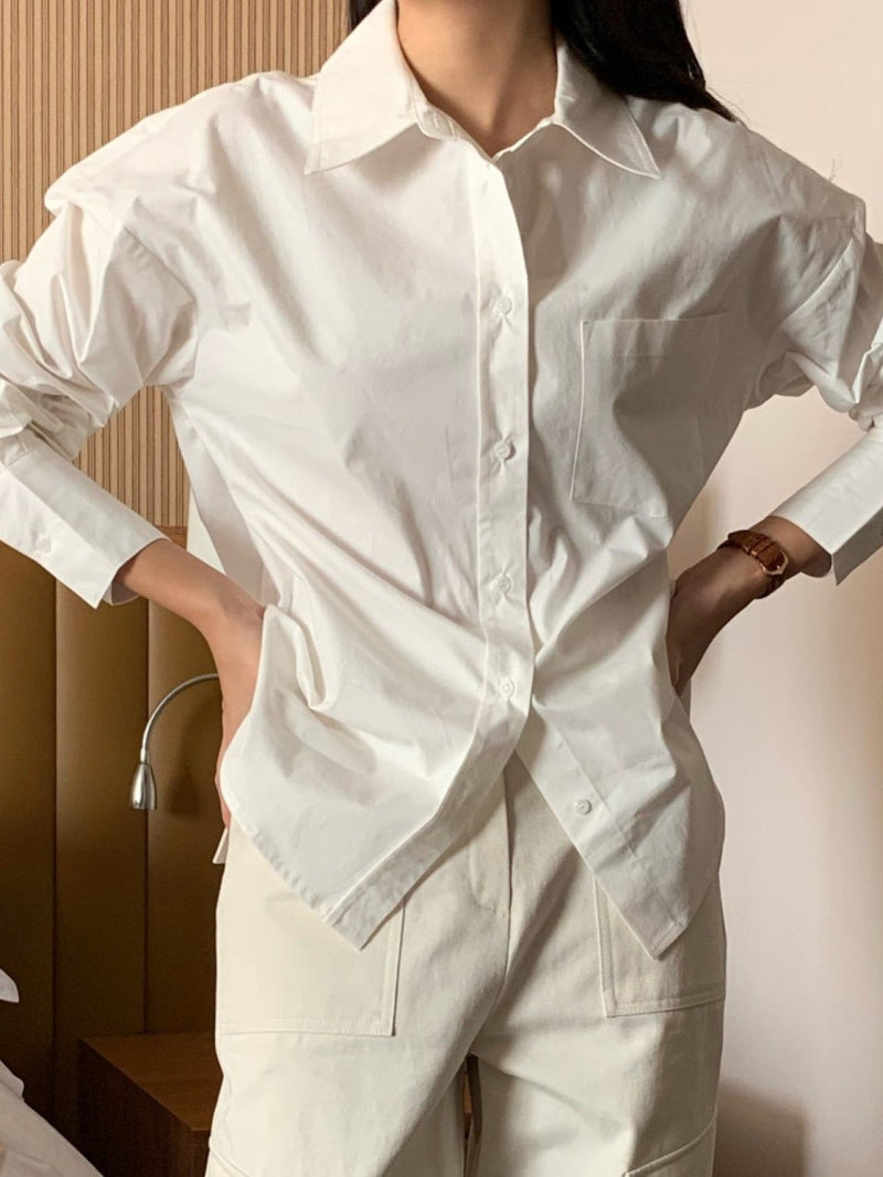 BALLOON OVERSIZED POCKET SHIRT