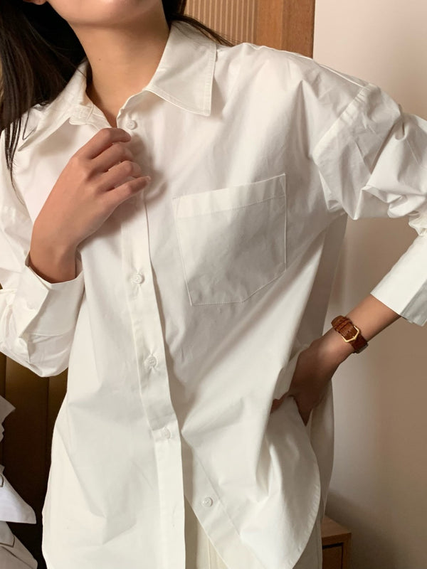 BALLOON OVERSIZED POCKET SHIRT