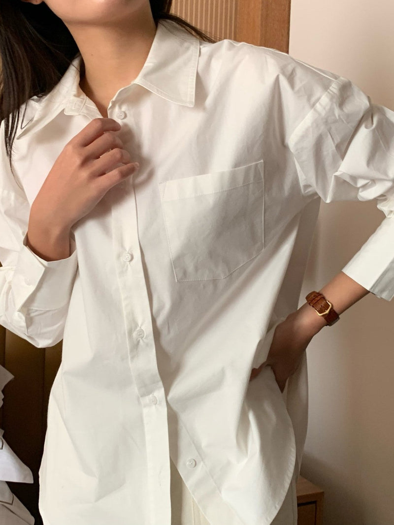 BALLOON OVERSIZED POCKET SHIRT