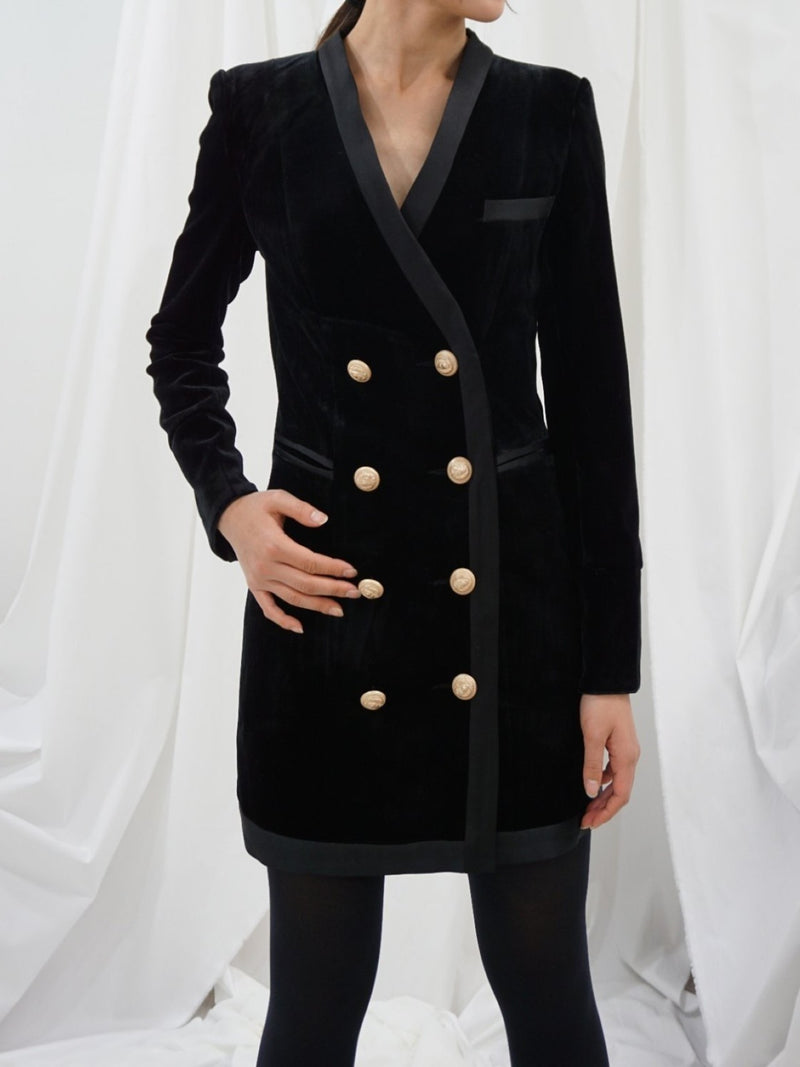 BALMAIN VELVET DRESS