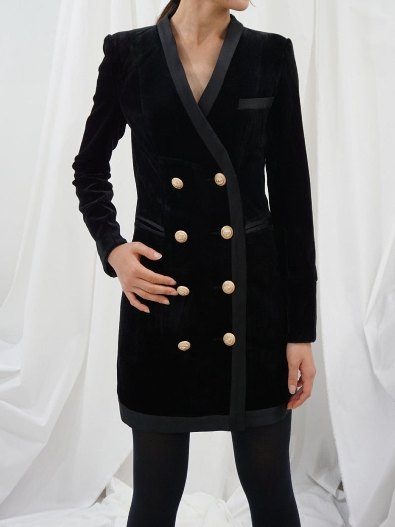 BALMAIN VELVET DRESS