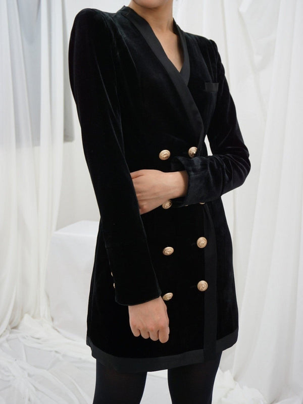 BALMAIN VELVET DRESS